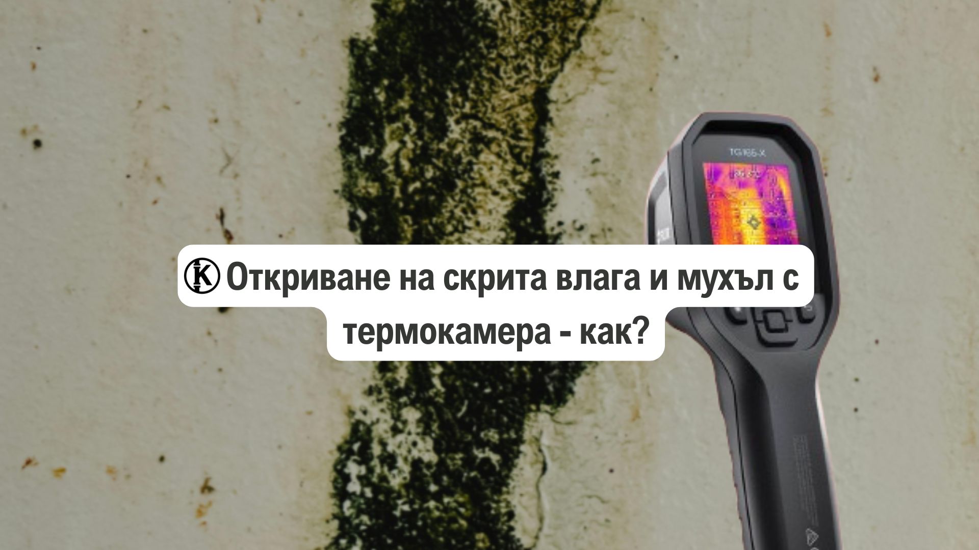 откриване на скрита влага и мухъл с термокамера
