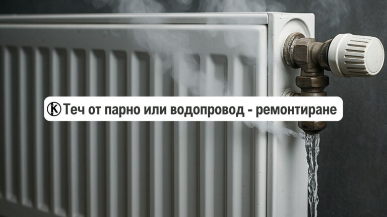 теч от парно или водопровод как се спира, спиране, как се ремонтира, ремонт