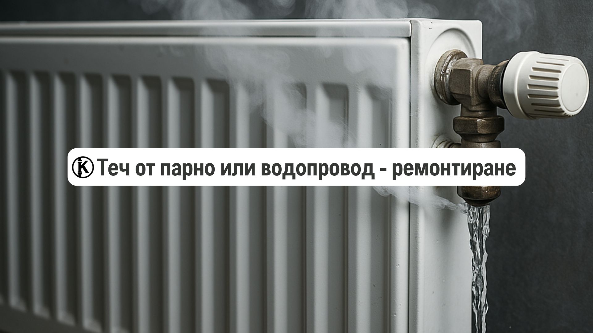 Теч от парно или водопровод – как се ремонтира?