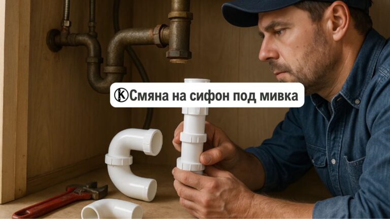 смяна на сифон под мивка - как се прави