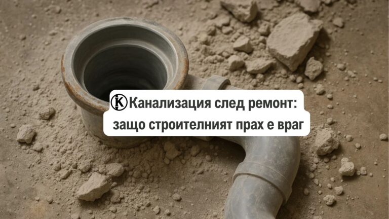 канализация след ремонт