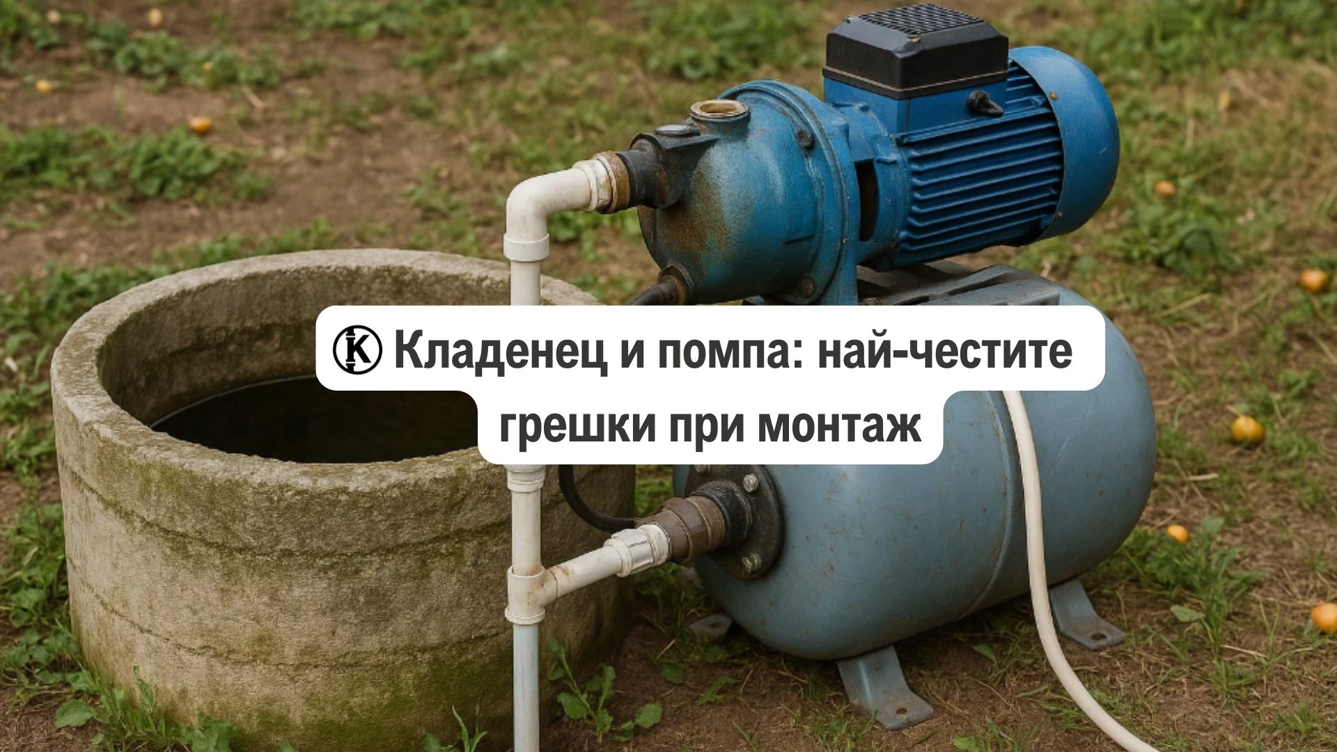 Кладенец и помпа: най-честите грешки при монтаж