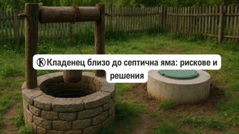 кладенец близо до септична яма