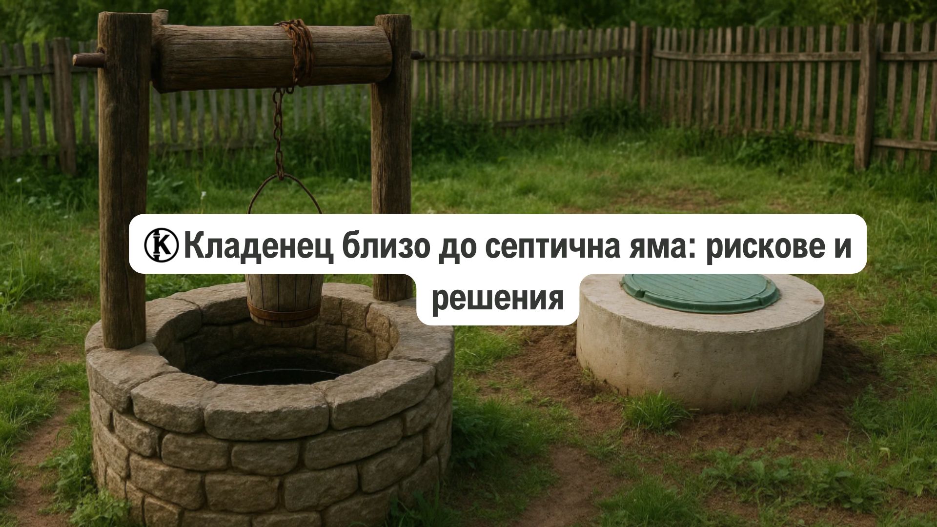 Кладенец близо до септична яма: рискове и решения
