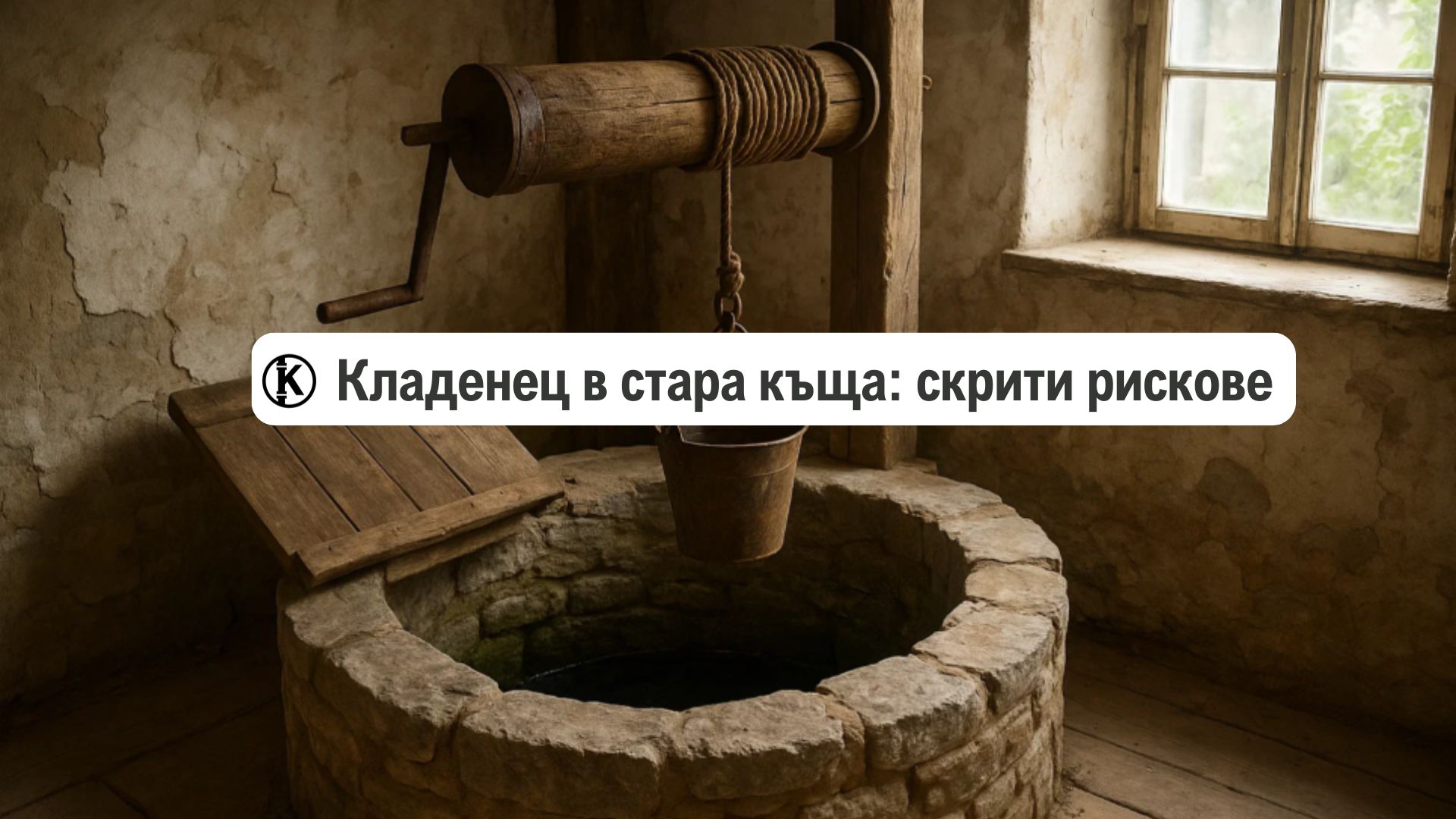 Кладенец в стара къща: скрити рискове