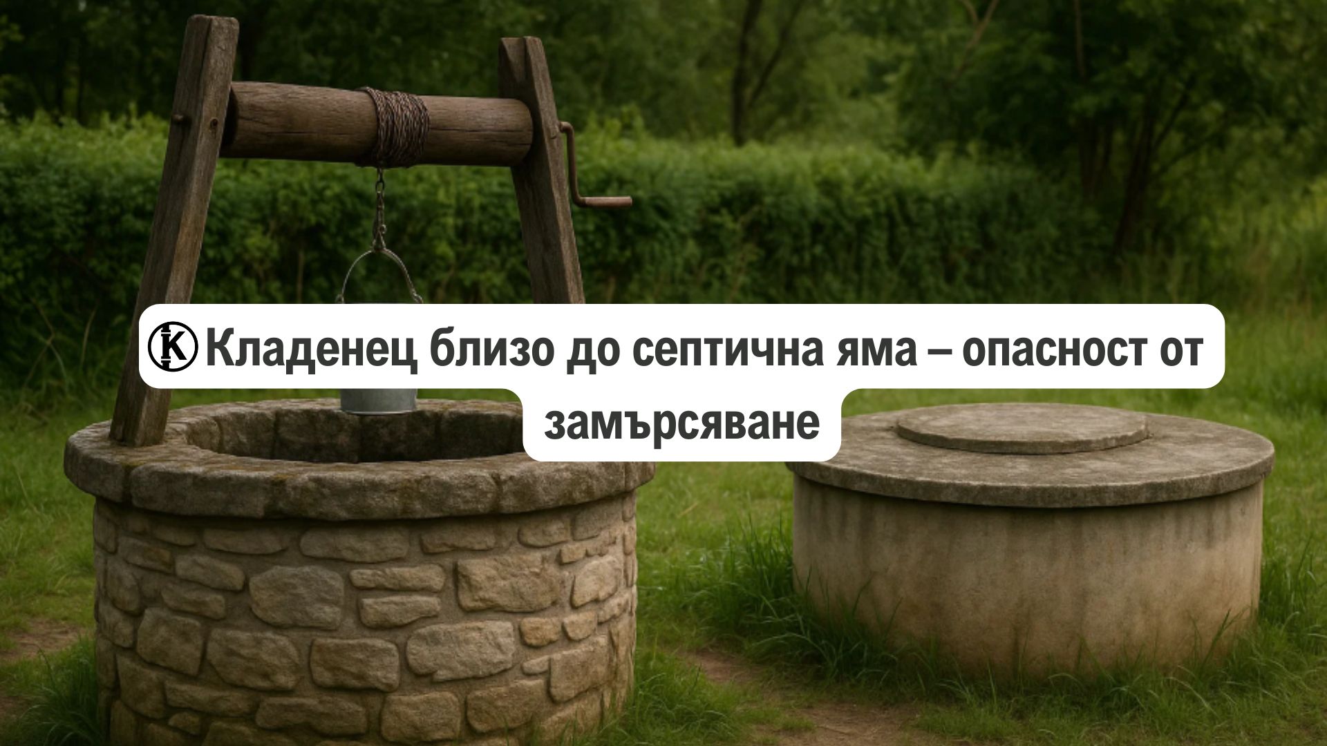 Кладенец близо до септична яма – опасност от замърсяване