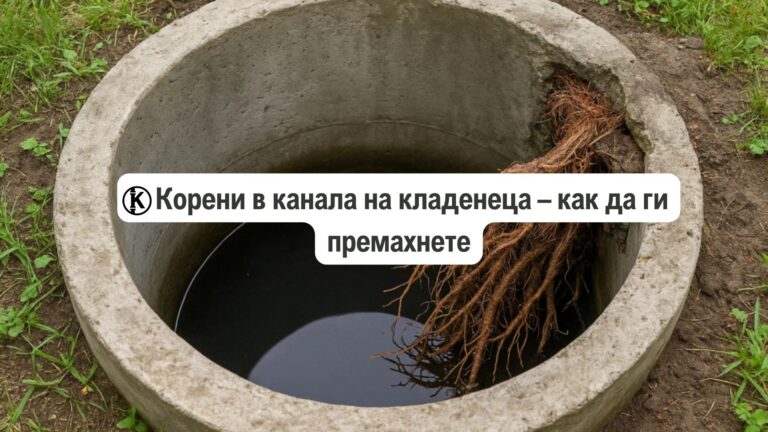 корени в канала на кладенеца как да ги премахнете