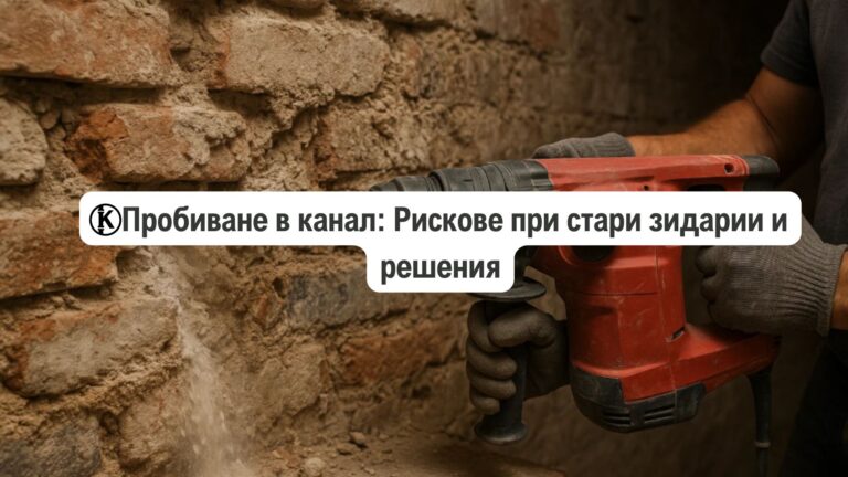 пробиване в канал рискове