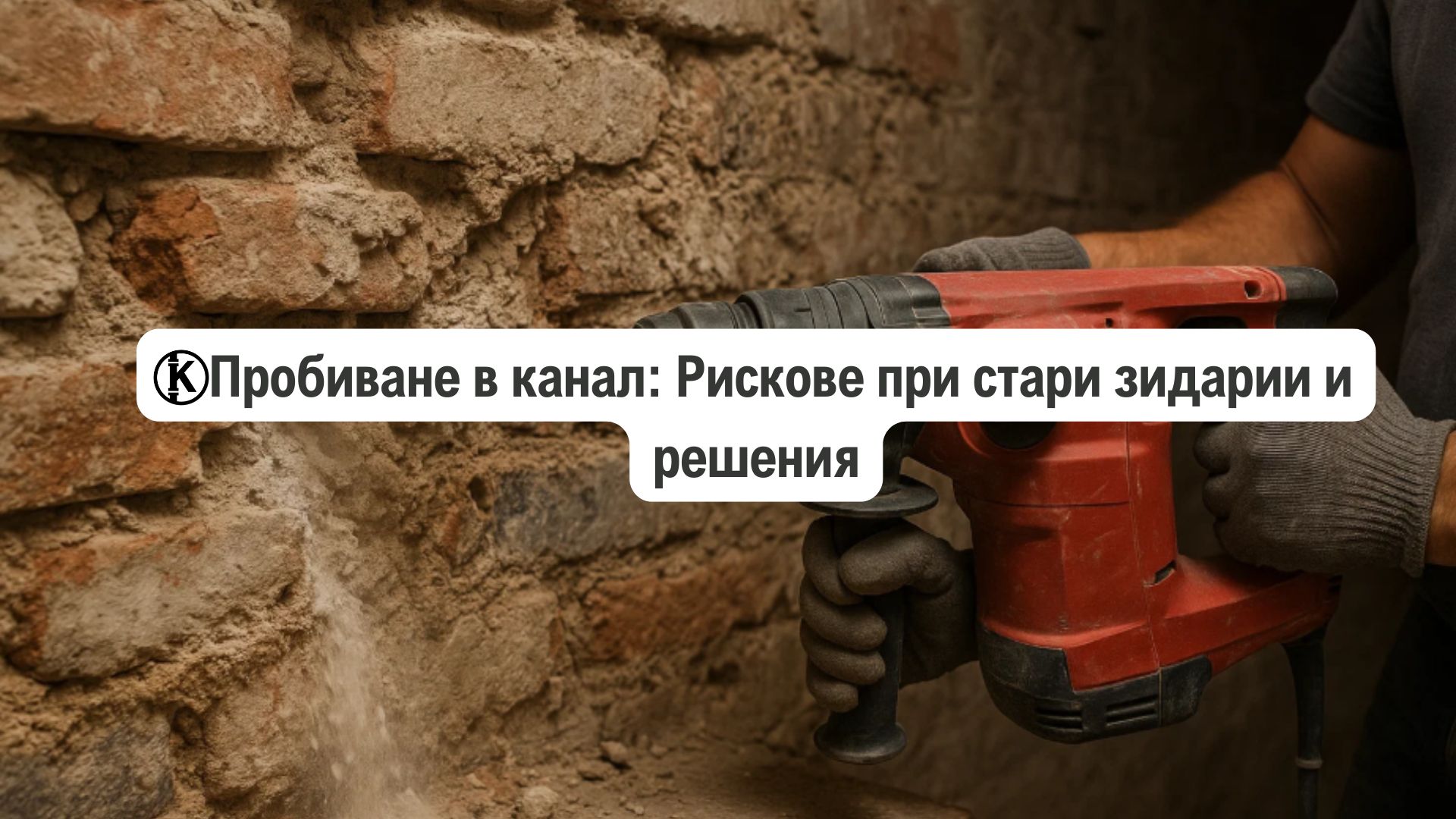 Пробиване в канал: Рискове при стари зидарии и решения