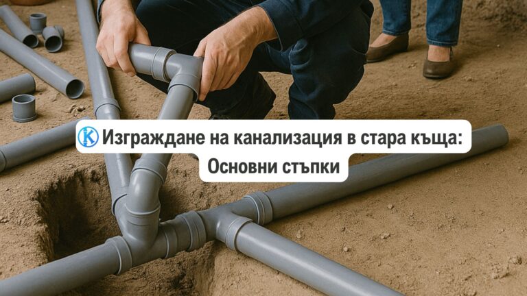 Изграждане на канализация в стара къща: Основни стъпки