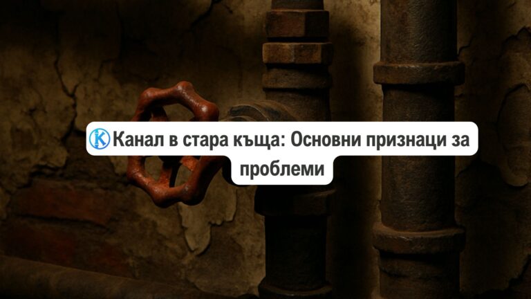 канал в стара къща