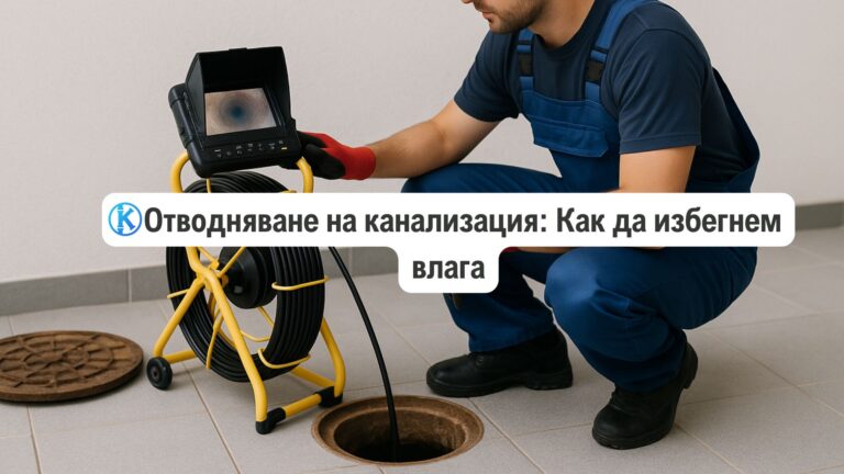 отводняване на канализация как да избегнем влага