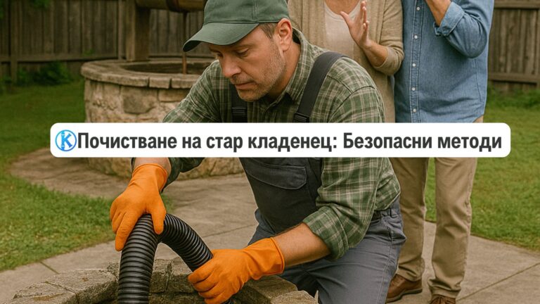 почистван на стар кладенец безопасни методи