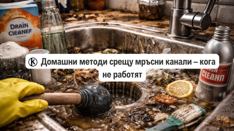Домашни методи срещу мръсни канали – кога не работят