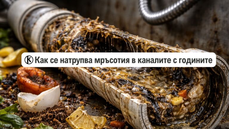 как се натрупва мръсотия в каналите с годините