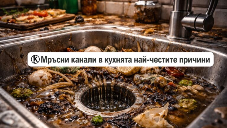 Мръсни канали в кухнята: най-честите причини
