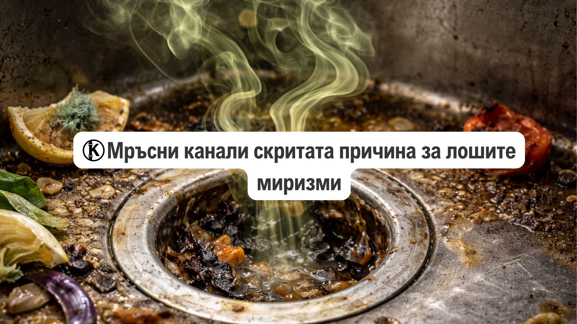 Мръсни канали – причина за лошите миризми у дома