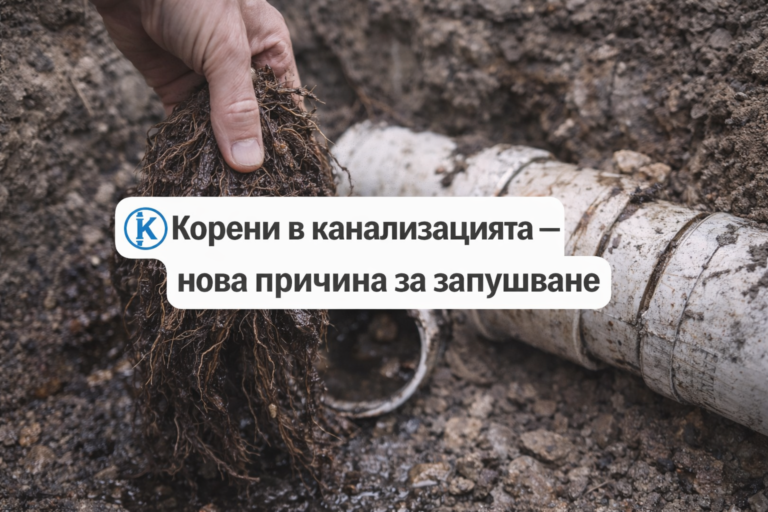 Корени в канализацията – нова причина за запушване