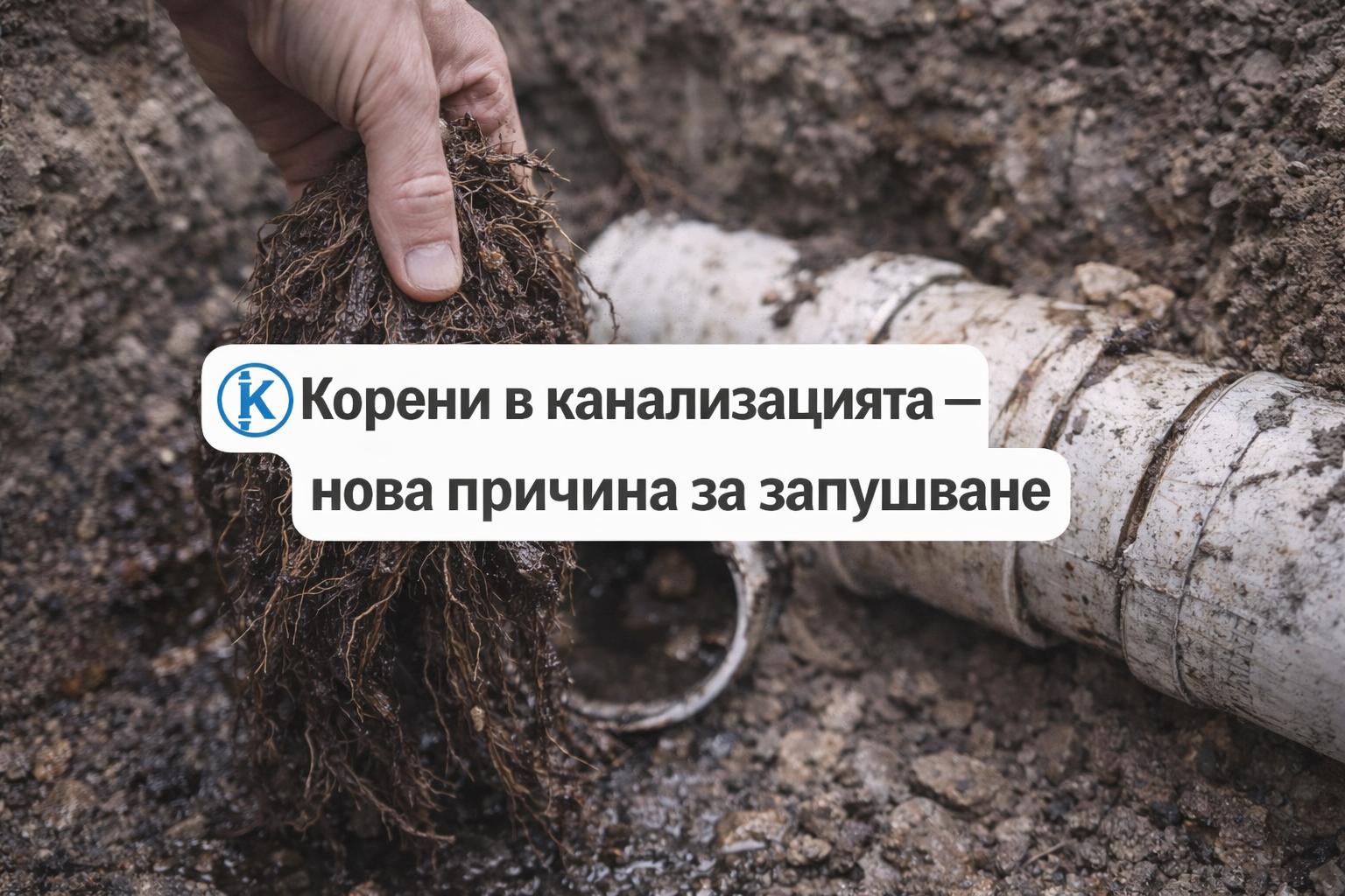 Корени в канализацията – нова причина за запушване
