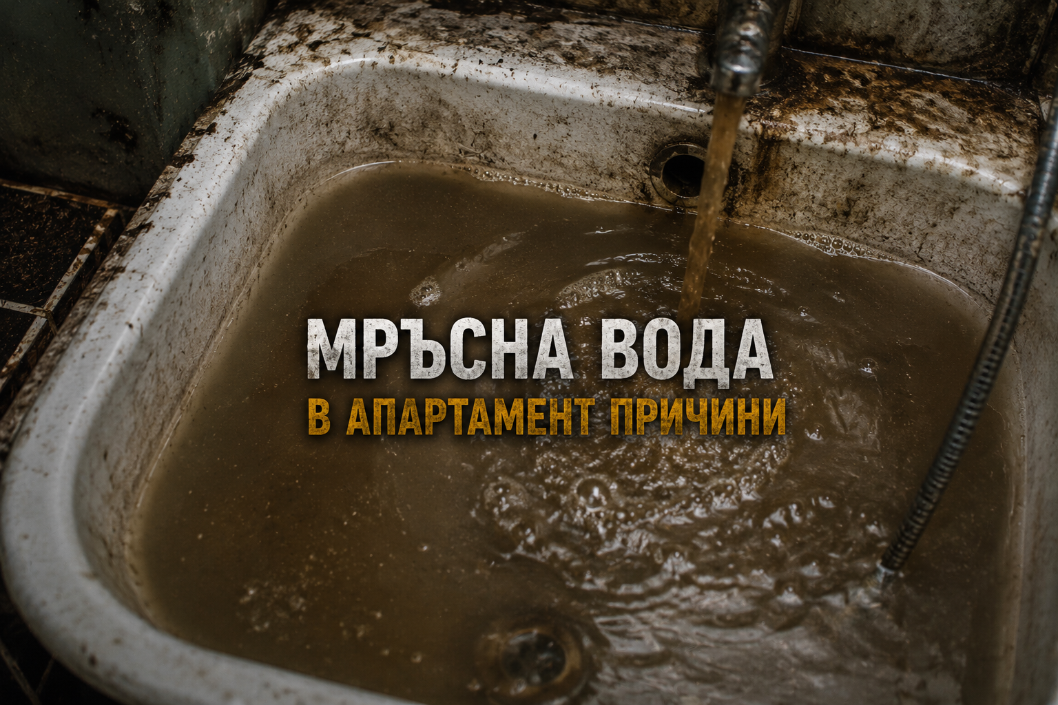 Мръсна вода в апартамент причини