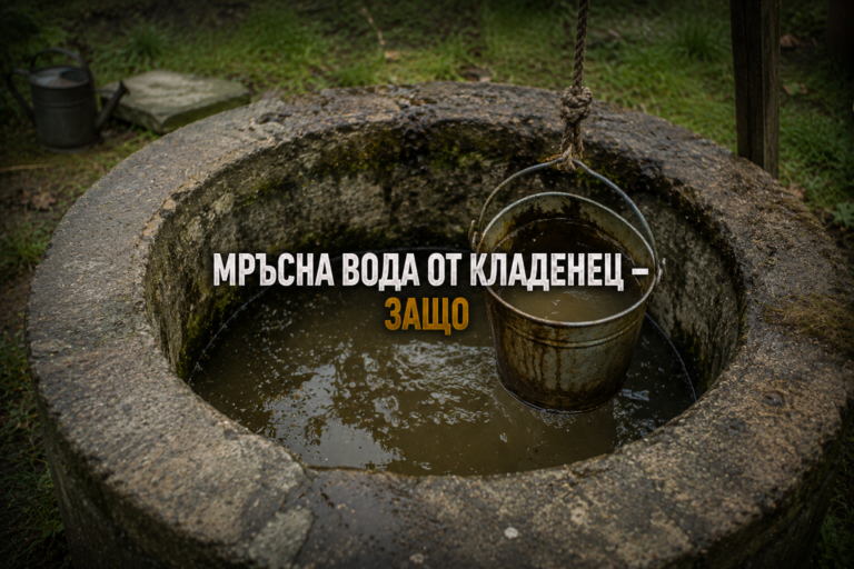 Мръсна вода от кладенец – защо