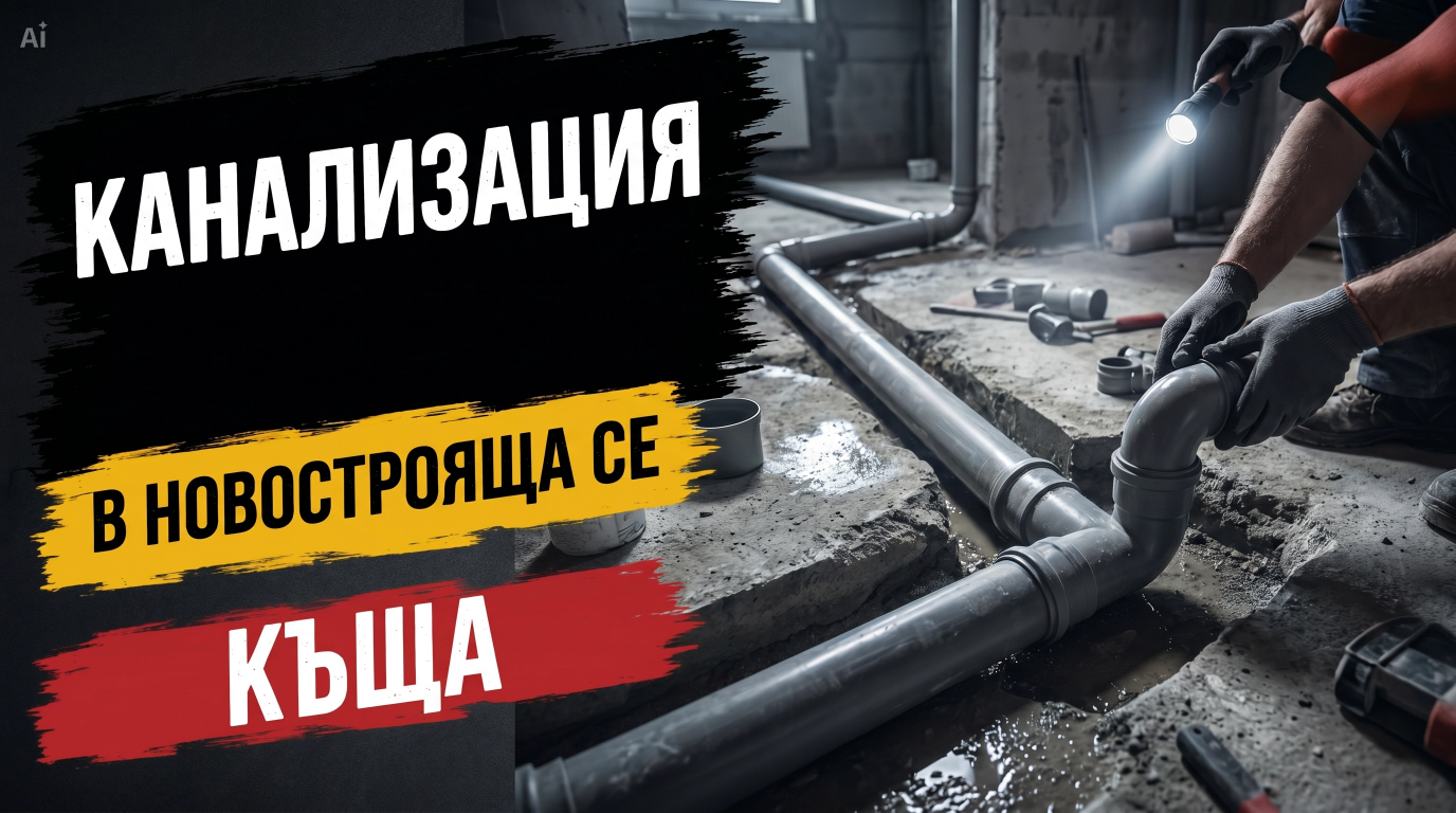 Канализация в новострояща се къща