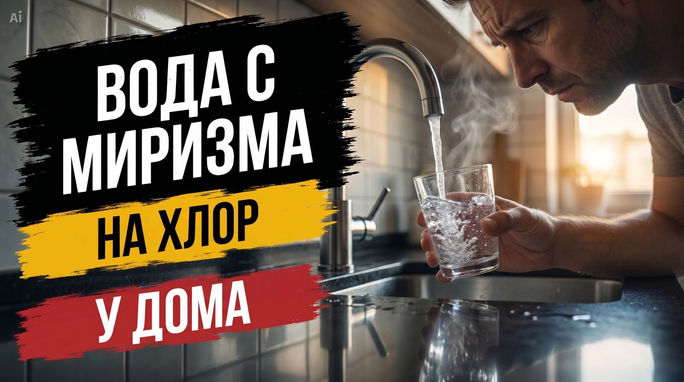 Вода с миризма на хлор у дома