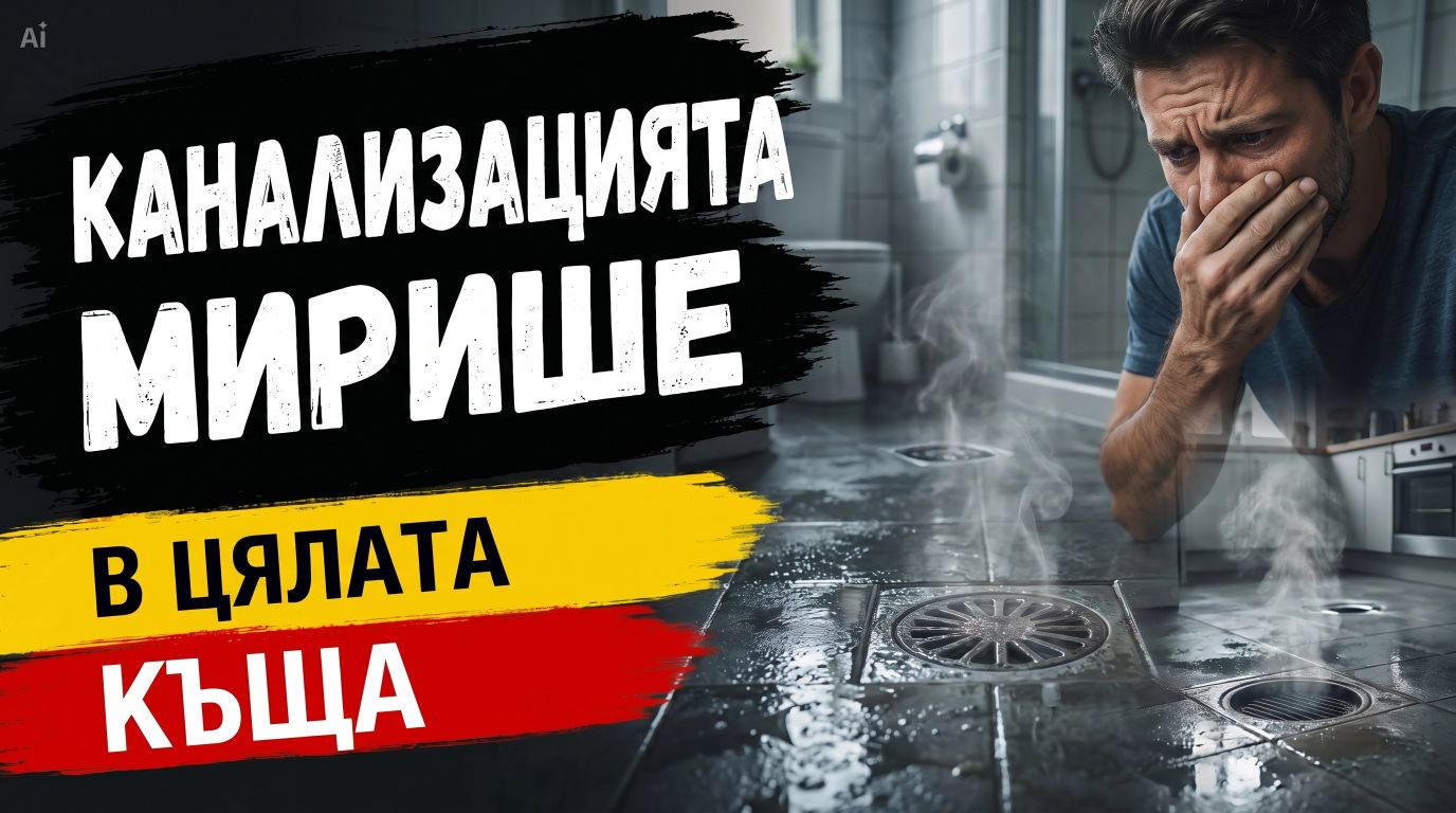 Канализацията мирише в цялата къща