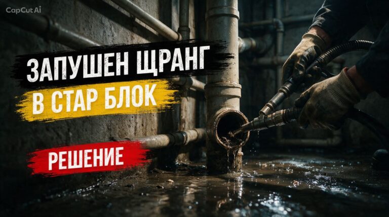 Запушен щранг в стар блок – решение