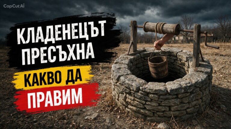 Пресъхнал кладенец – какво да правим