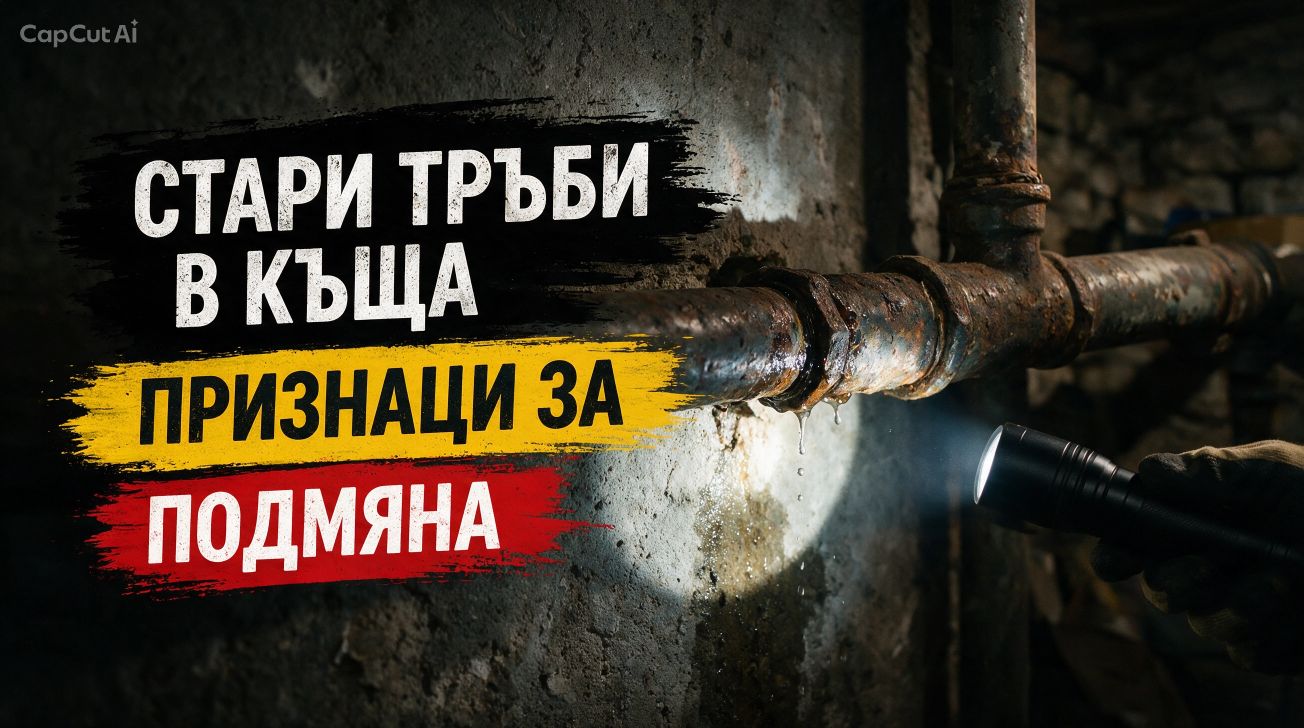 Стари тръби в къща – признаци за подмяна