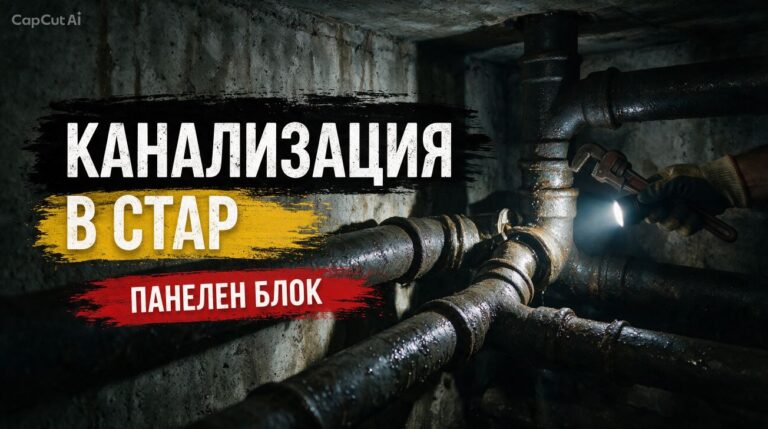 Канализация в стар панелен блок