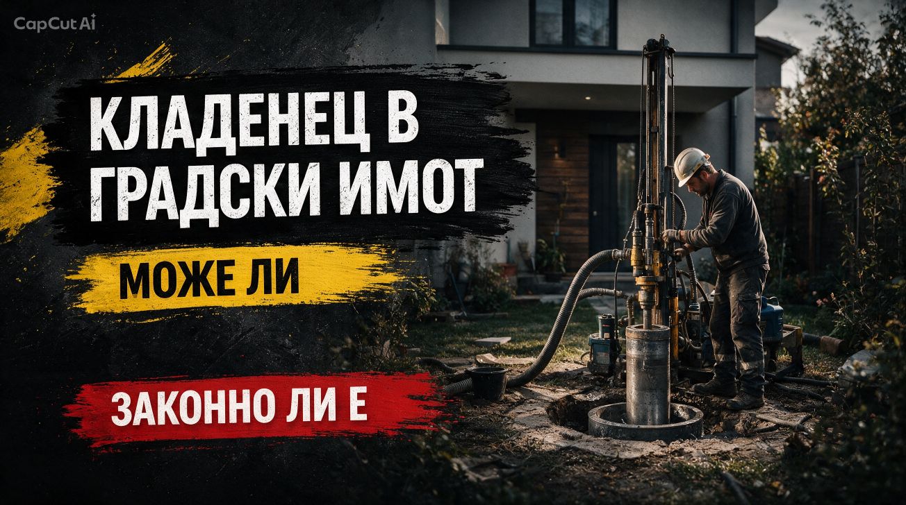 Кладенец в градски имот – може ли