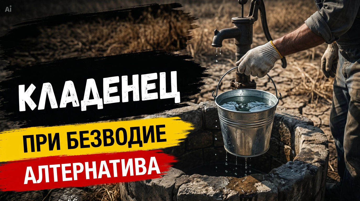 Кладенец при безводие – алтернатива